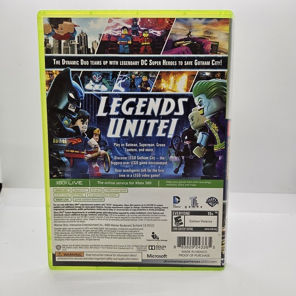 LEGO‎ Batman 2 DC Super Heroes (Xbox 360, Platinum Hits) - Picture 3 of 3